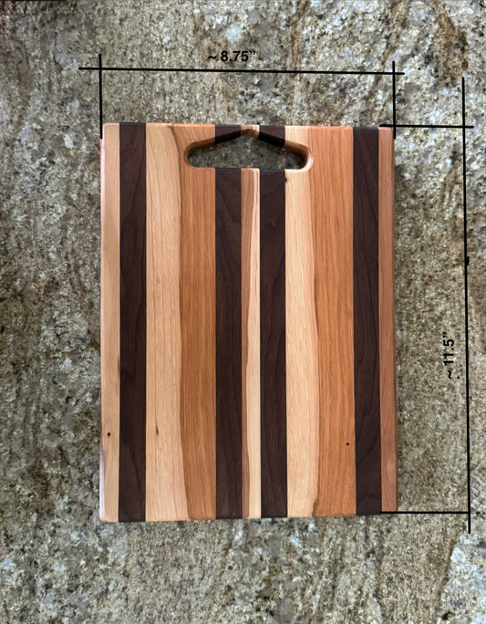 Hickory and Walnut Cutting Board #2008
