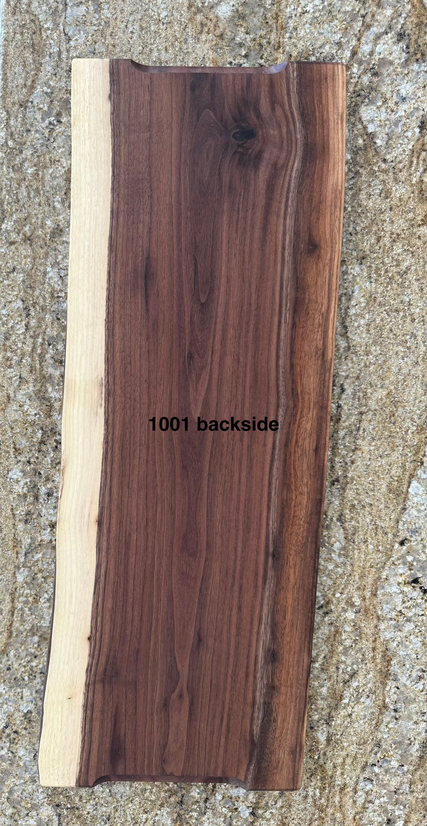 Live Edge Walnut Charcuterie Board #1001