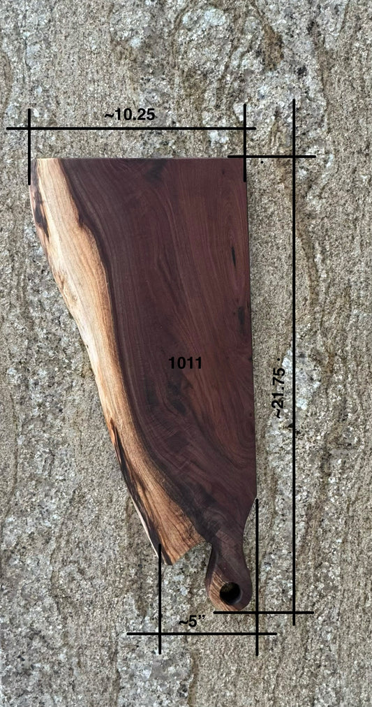 Live Edge Walnut Charcuterie Board #1011