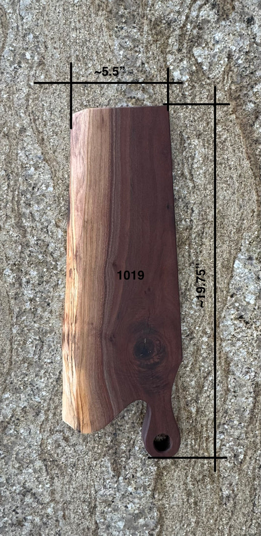 Live Edge Walnut Charcuterie Board #1019