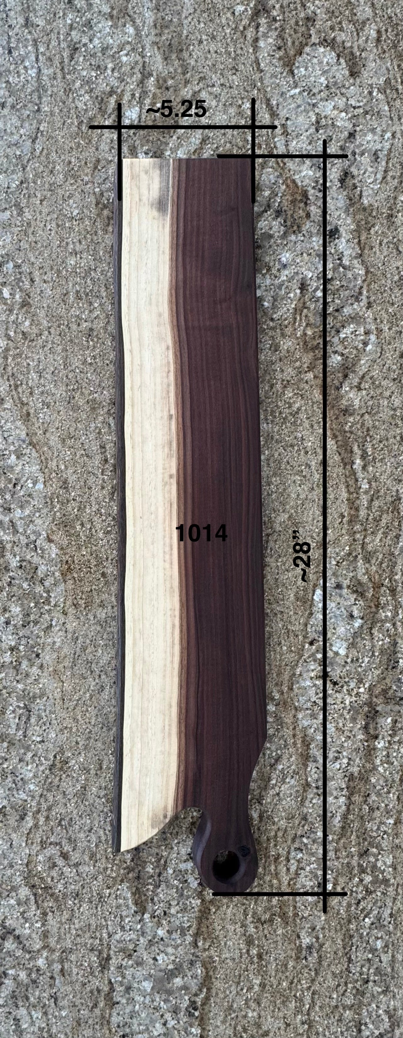 Live Edge Walnut Charcuterie Board #1014