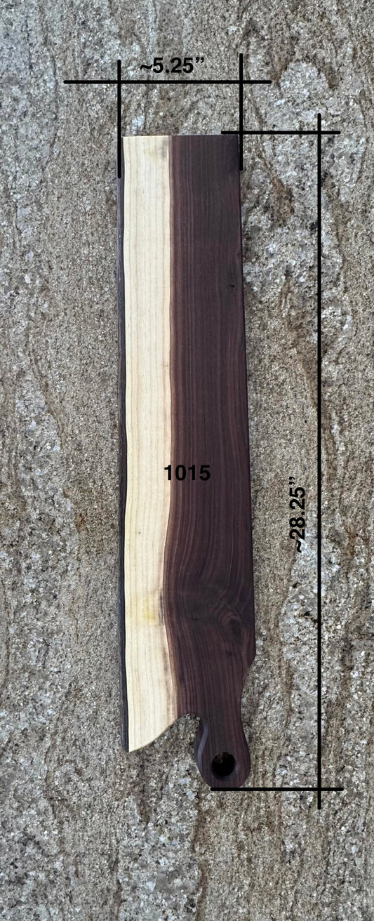 Live Edge Walnut Charcuterie Board #1015