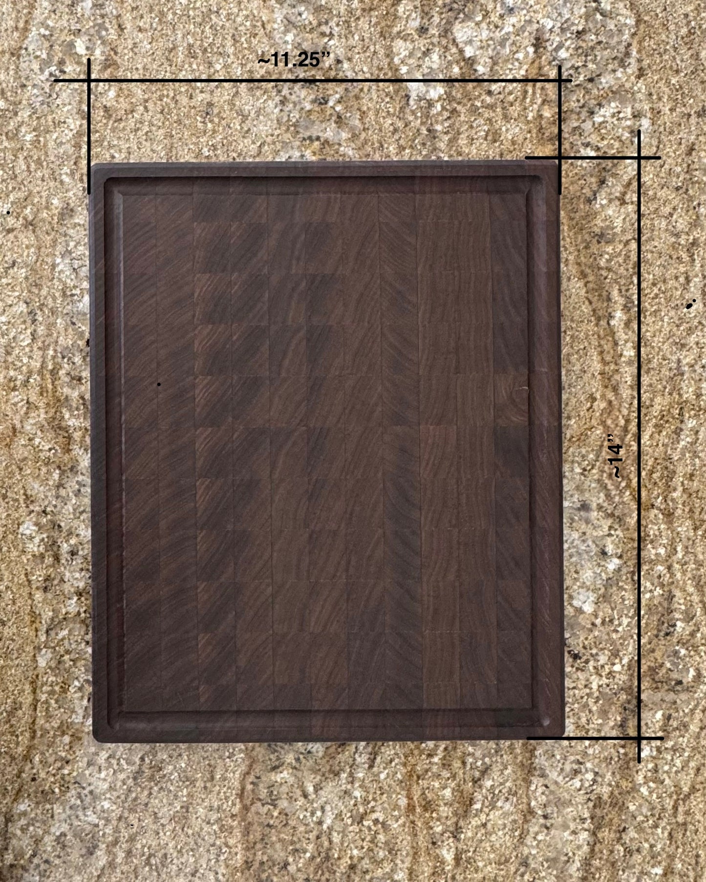 Walnut End Grain Cutting Board #2006