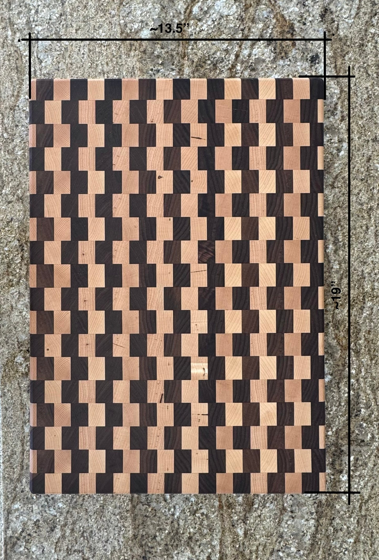End Grain Cutting Board #2001