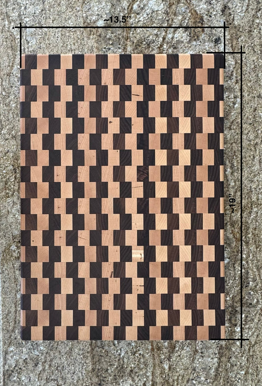 End Grain Cutting Board #2001