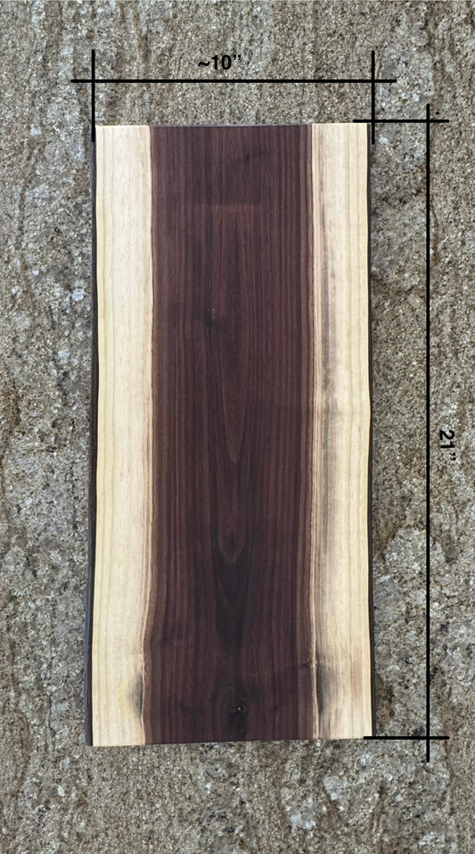 Live Edge Walnut Charcuterie Board #1021